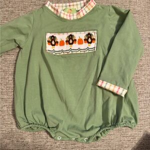 Smocked Turkey Bubble Romper